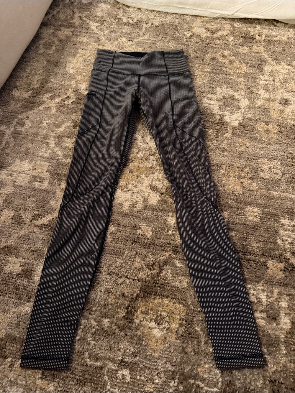 lululemon athletica Black Microdot Leggings